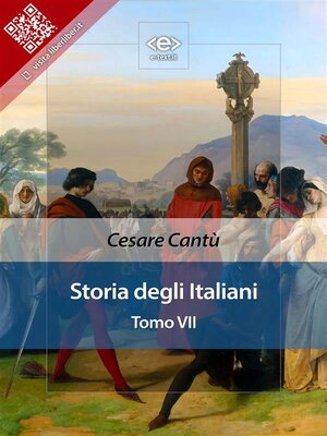 cover image of Storia degli italiani. Tomo VII
